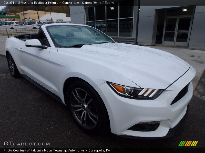  2016 Mustang EcoBoost Premium Convertible Oxford White