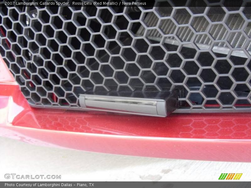Rosso Leto (Red Metallic) / Nero Perseus 2007 Lamborghini Gallardo Spyder