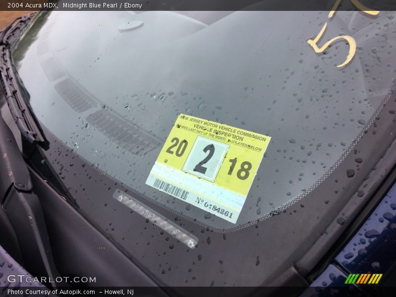 Midnight Blue Pearl / Ebony 2004 Acura MDX