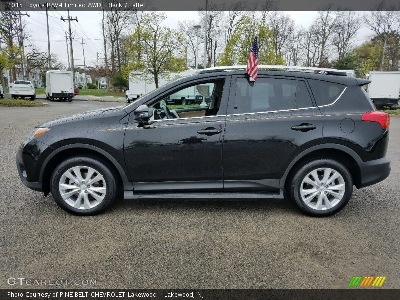 Black / Latte 2015 Toyota RAV4 Limited AWD