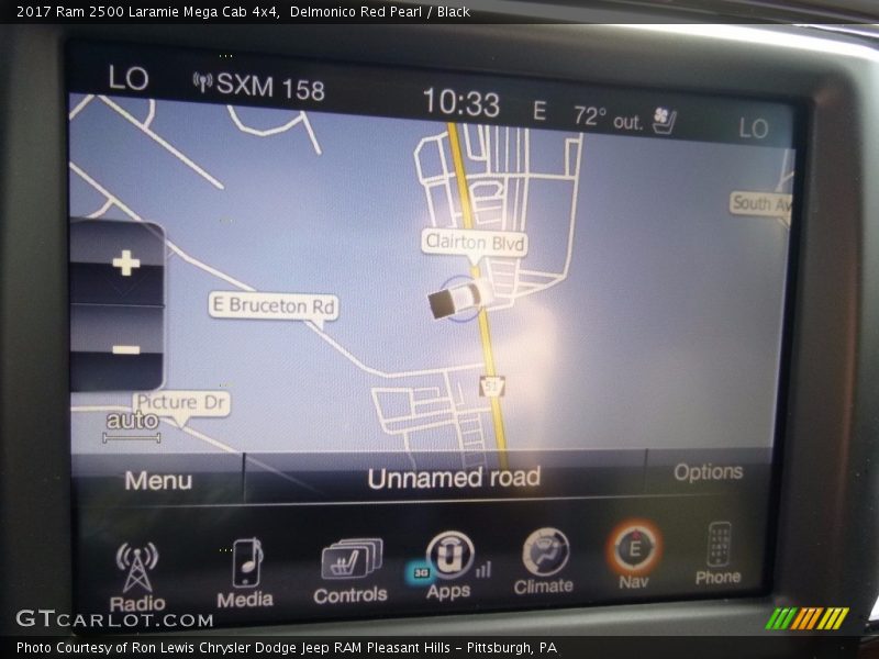 Delmonico Red Pearl / Black 2017 Ram 2500 Laramie Mega Cab 4x4