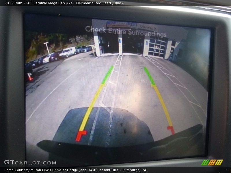 Delmonico Red Pearl / Black 2017 Ram 2500 Laramie Mega Cab 4x4