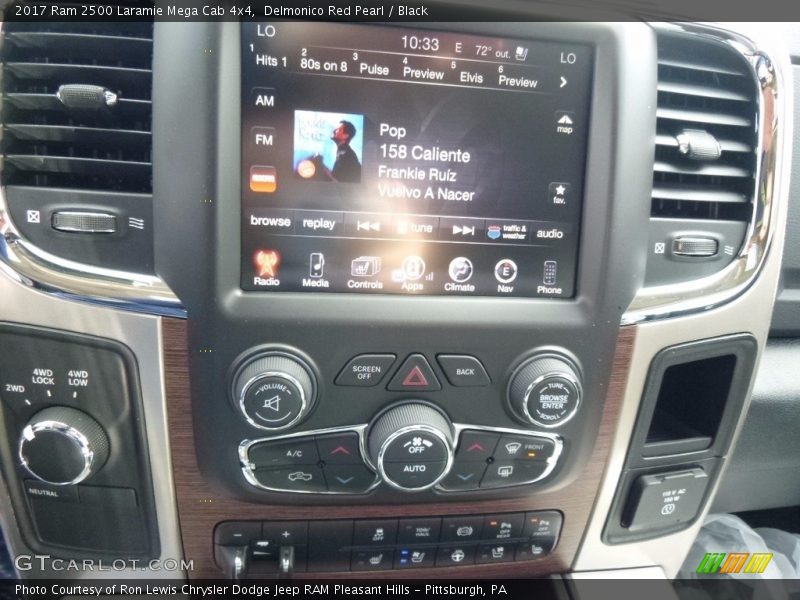 Delmonico Red Pearl / Black 2017 Ram 2500 Laramie Mega Cab 4x4