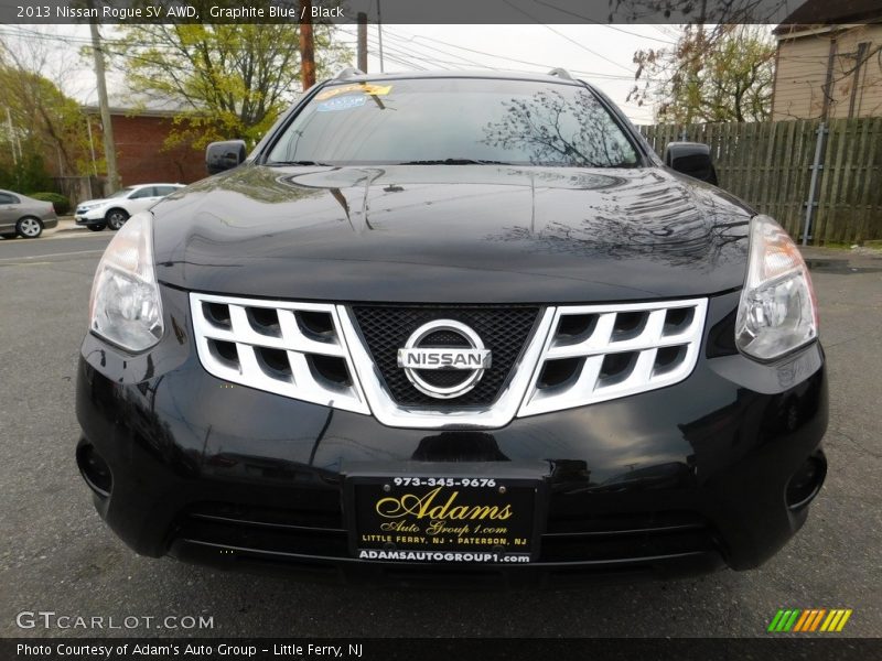 Graphite Blue / Black 2013 Nissan Rogue SV AWD