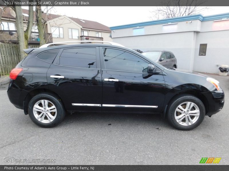 Graphite Blue / Black 2013 Nissan Rogue SV AWD