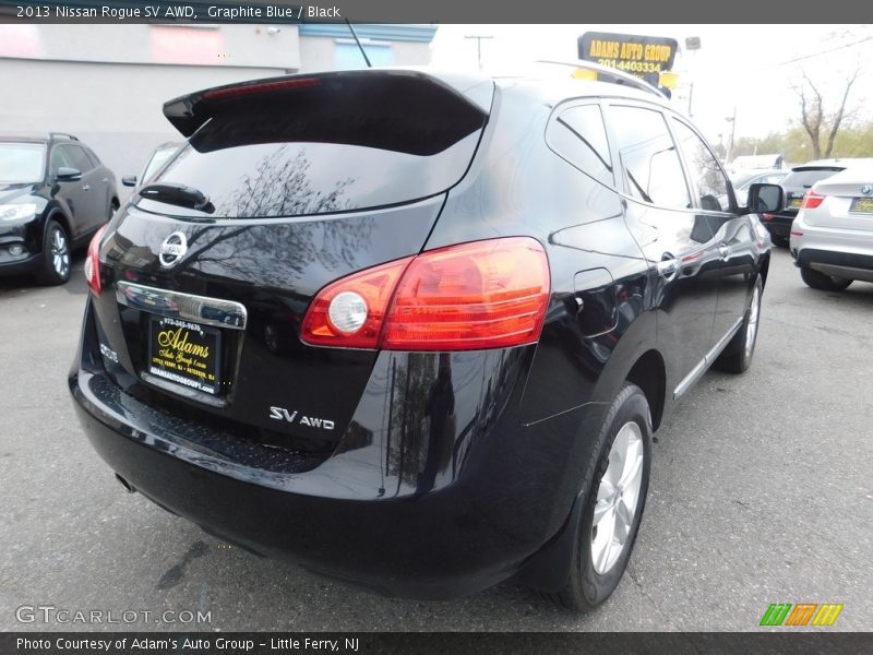 Graphite Blue / Black 2013 Nissan Rogue SV AWD