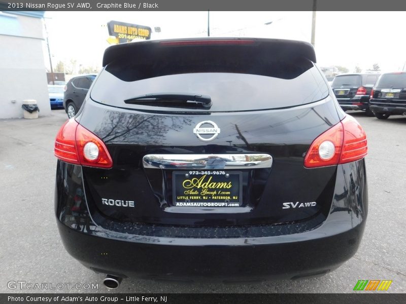 Graphite Blue / Black 2013 Nissan Rogue SV AWD