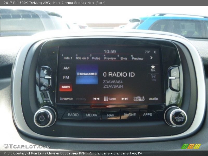 Audio System of 2017 500X Trekking AWD