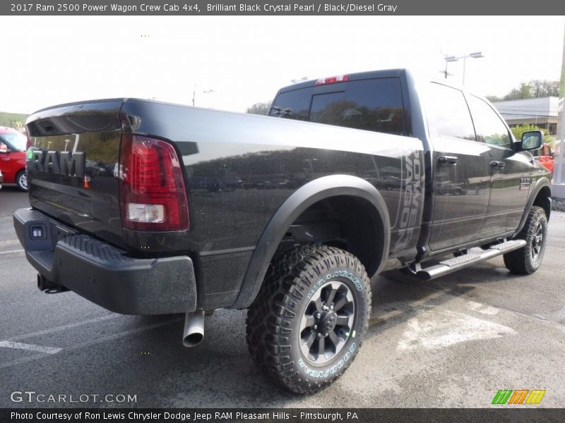 Brilliant Black Crystal Pearl / Black/Diesel Gray 2017 Ram 2500 Power Wagon Crew Cab 4x4