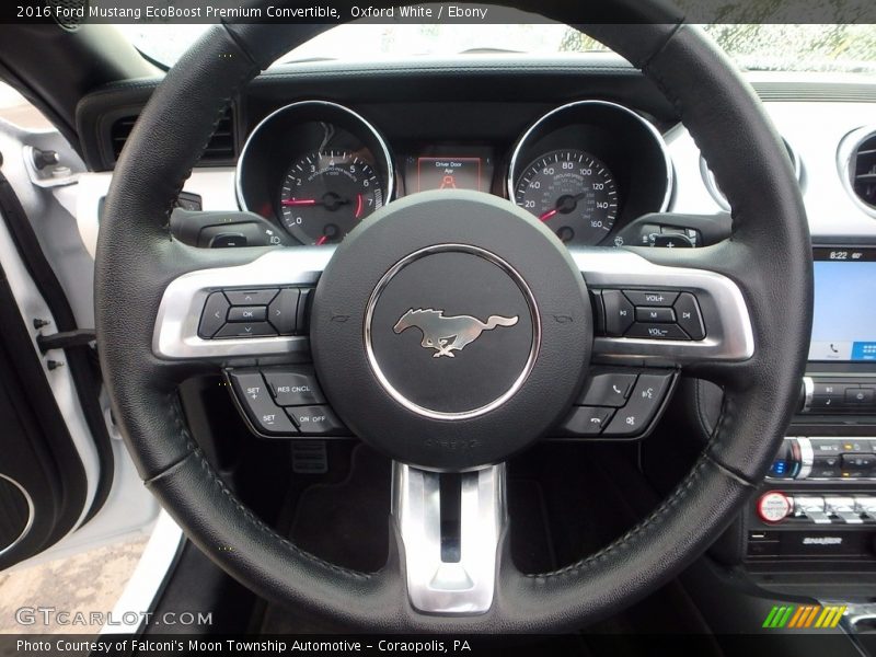  2016 Mustang EcoBoost Premium Convertible Steering Wheel