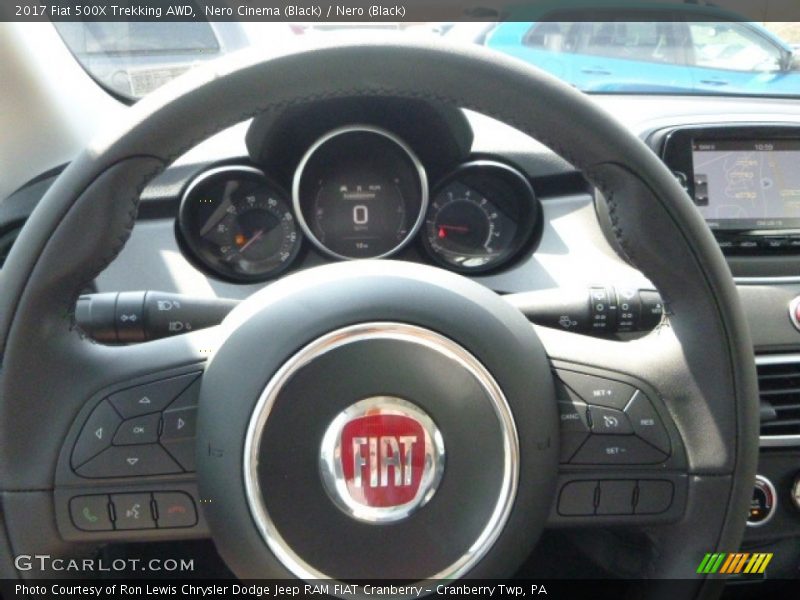 Nero Cinema (Black) / Nero (Black) 2017 Fiat 500X Trekking AWD