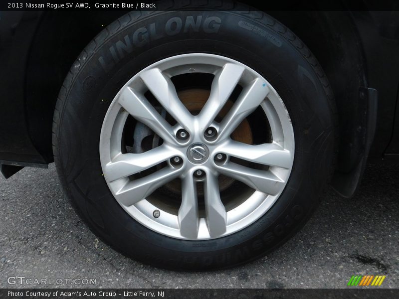 Graphite Blue / Black 2013 Nissan Rogue SV AWD