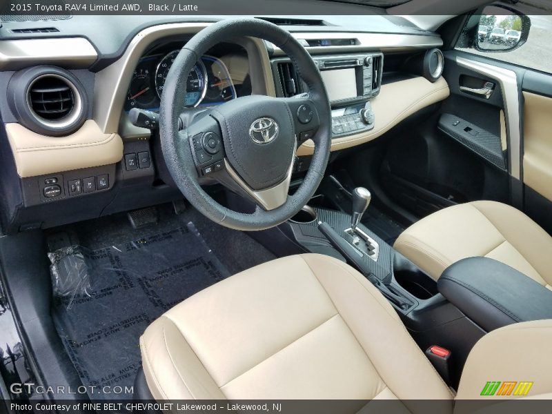 Black / Latte 2015 Toyota RAV4 Limited AWD