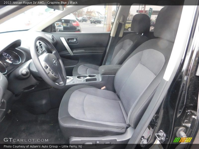 Graphite Blue / Black 2013 Nissan Rogue SV AWD