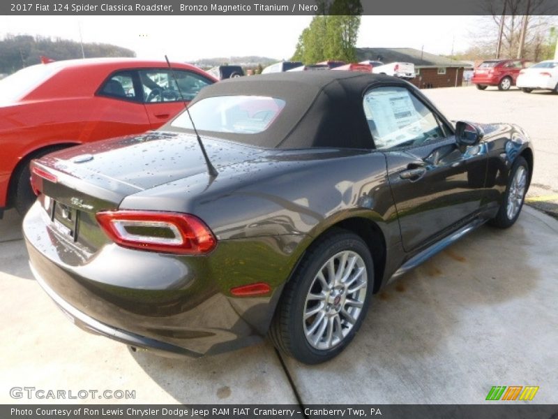 Bronzo Magnetico Titanium / Nero 2017 Fiat 124 Spider Classica Roadster