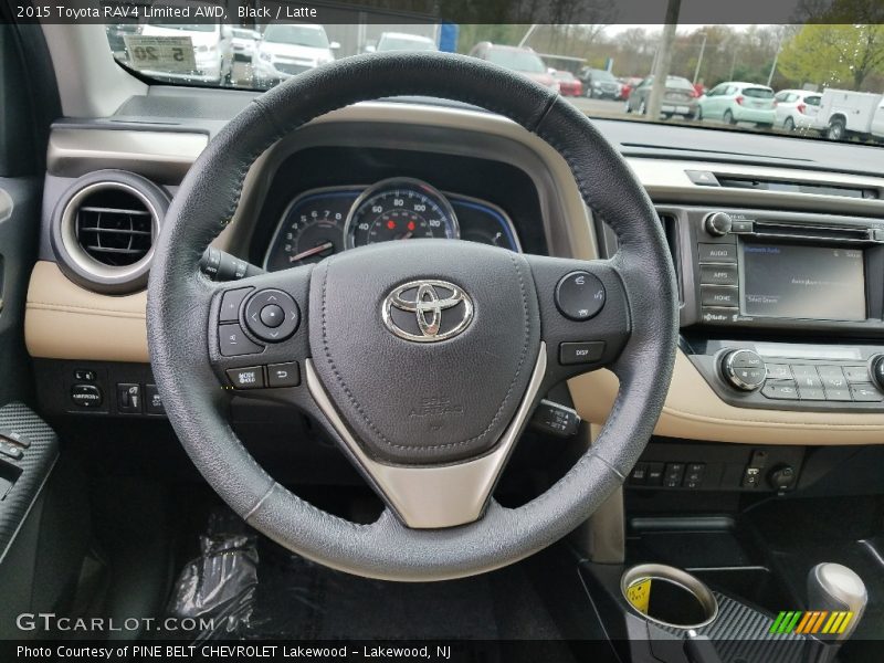 Black / Latte 2015 Toyota RAV4 Limited AWD