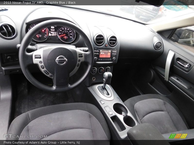 Graphite Blue / Black 2013 Nissan Rogue SV AWD