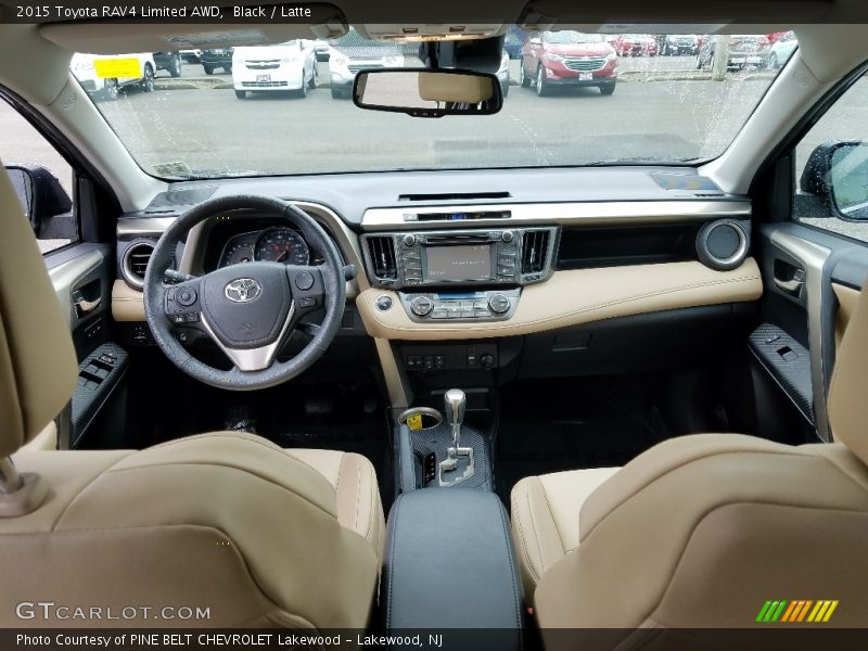 Black / Latte 2015 Toyota RAV4 Limited AWD