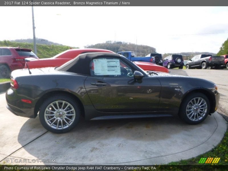 Bronzo Magnetico Titanium / Nero 2017 Fiat 124 Spider Classica Roadster