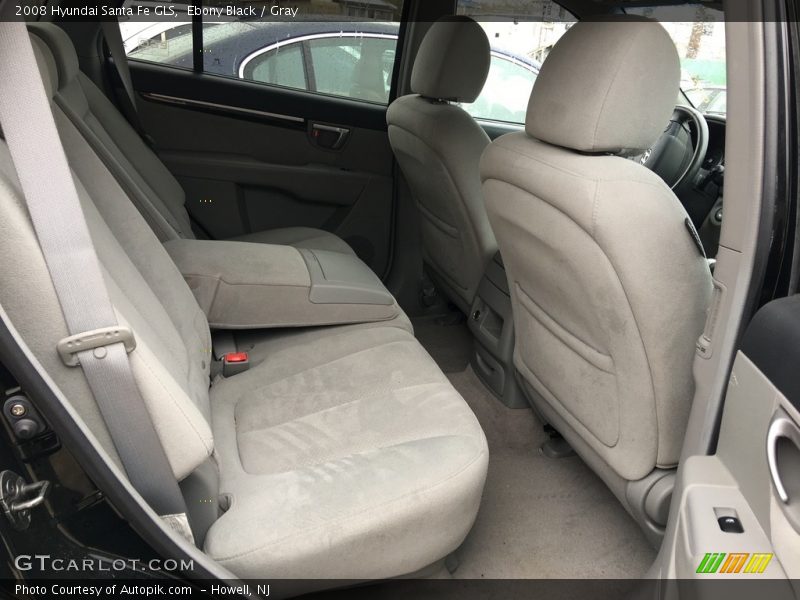 Ebony Black / Gray 2008 Hyundai Santa Fe GLS