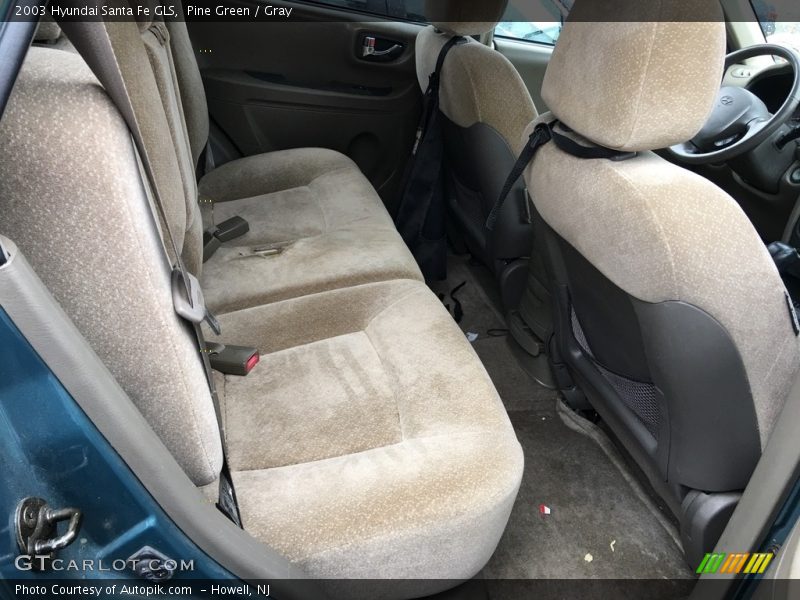 Pine Green / Gray 2003 Hyundai Santa Fe GLS