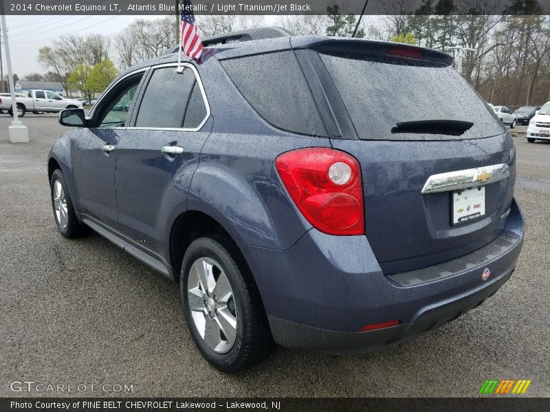 Atlantis Blue Metallic / Light Titanium/Jet Black 2014 Chevrolet Equinox LT