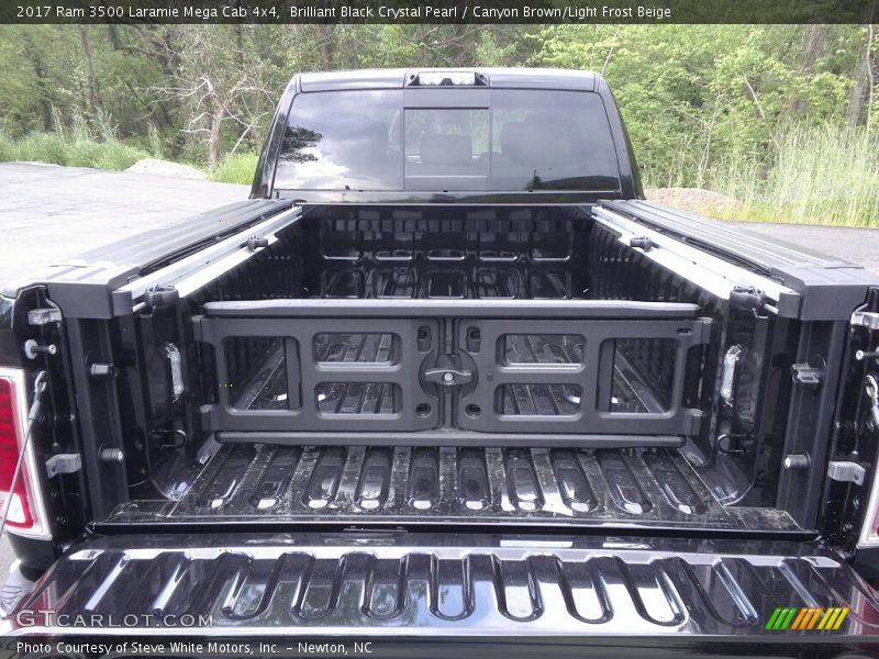 Brilliant Black Crystal Pearl / Canyon Brown/Light Frost Beige 2017 Ram 3500 Laramie Mega Cab 4x4