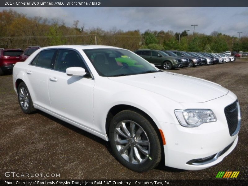 Bright White / Black 2017 Chrysler 300 Limited AWD