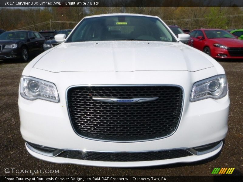 Bright White / Black 2017 Chrysler 300 Limited AWD