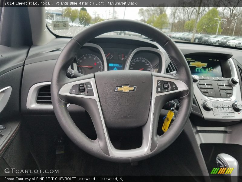 Atlantis Blue Metallic / Light Titanium/Jet Black 2014 Chevrolet Equinox LT