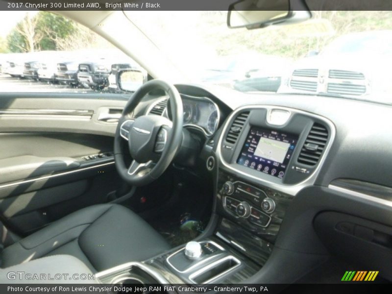 Bright White / Black 2017 Chrysler 300 Limited AWD