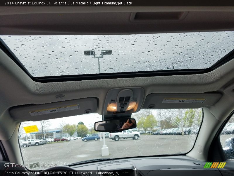 Atlantis Blue Metallic / Light Titanium/Jet Black 2014 Chevrolet Equinox LT