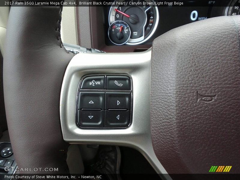 Controls of 2017 3500 Laramie Mega Cab 4x4
