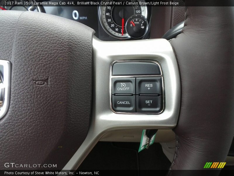 Controls of 2017 3500 Laramie Mega Cab 4x4
