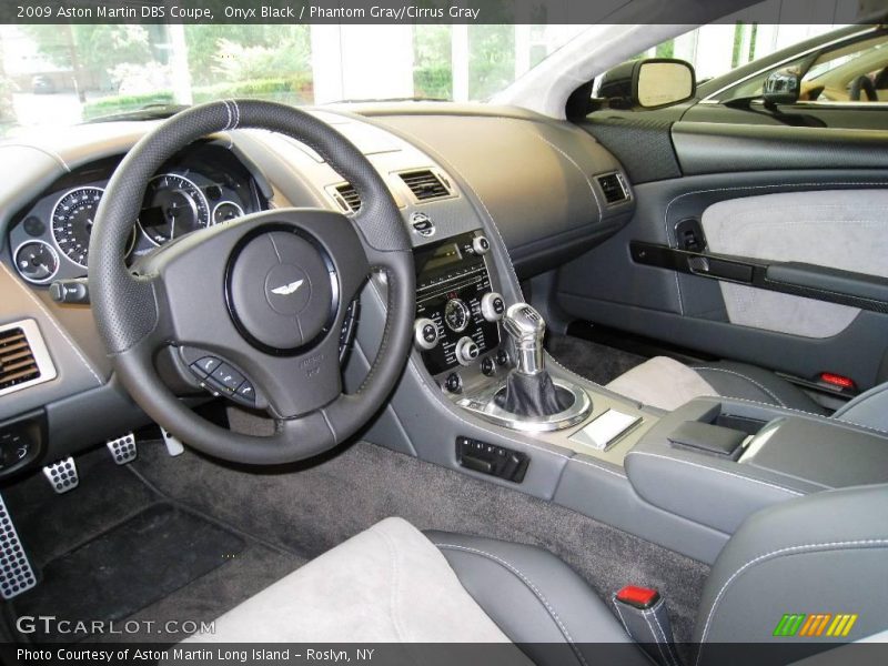 Onyx Black / Phantom Gray/Cirrus Gray 2009 Aston Martin DBS Coupe