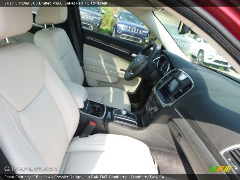 Velvet Red / Black/Linen 2017 Chrysler 300 Limited AWD