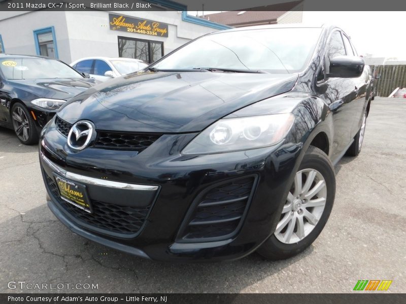 Brilliant Black / Black 2011 Mazda CX-7 i Sport