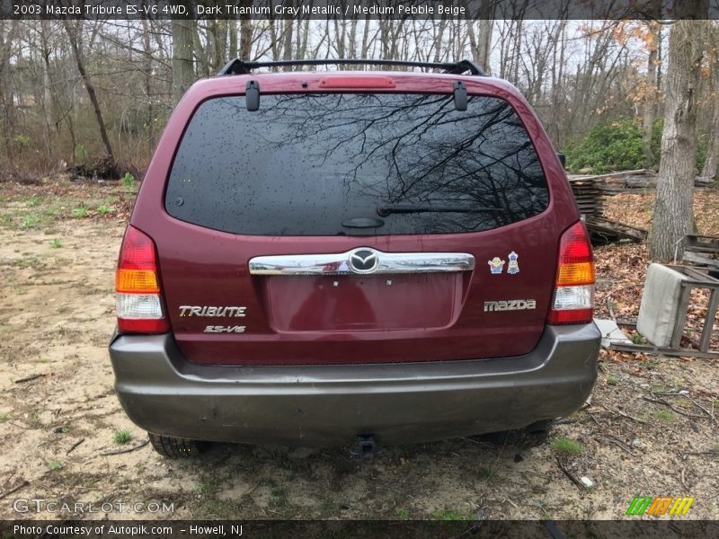 Dark Titanium Gray Metallic / Medium Pebble Beige 2003 Mazda Tribute ES-V6 4WD
