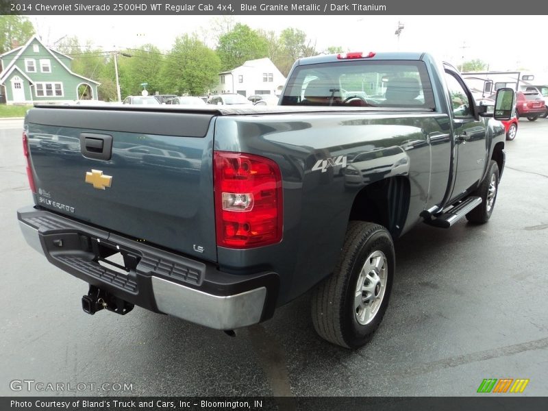 Blue Granite Metallic / Dark Titanium 2014 Chevrolet Silverado 2500HD WT Regular Cab 4x4