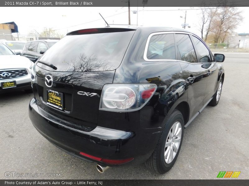 Brilliant Black / Black 2011 Mazda CX-7 i Sport