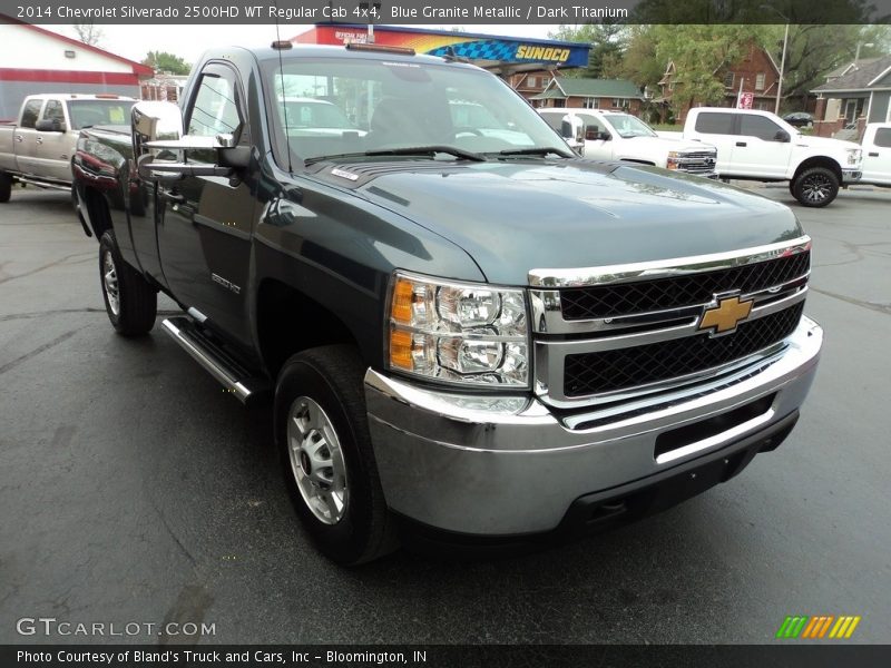 Blue Granite Metallic / Dark Titanium 2014 Chevrolet Silverado 2500HD WT Regular Cab 4x4