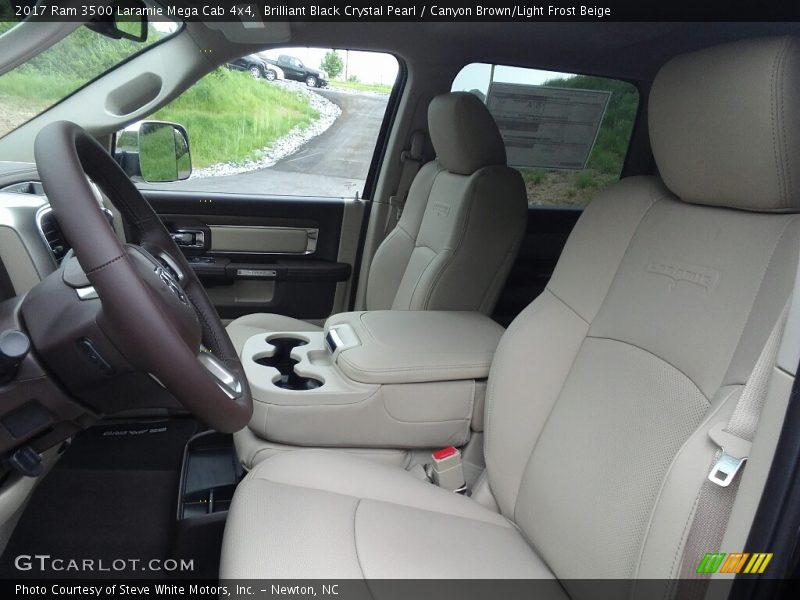 Front Seat of 2017 3500 Laramie Mega Cab 4x4