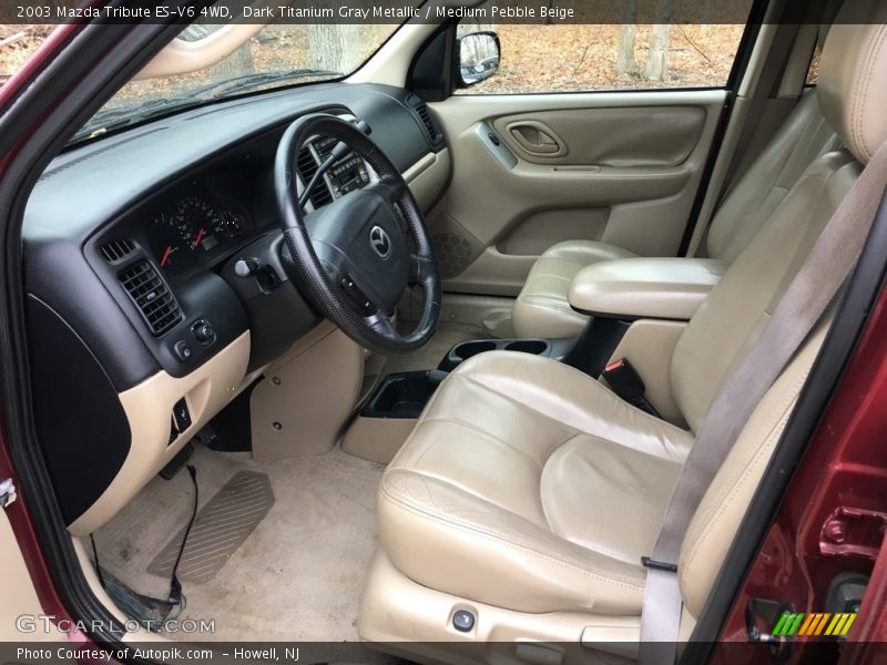  2003 Tribute ES-V6 4WD Medium Pebble Beige Interior