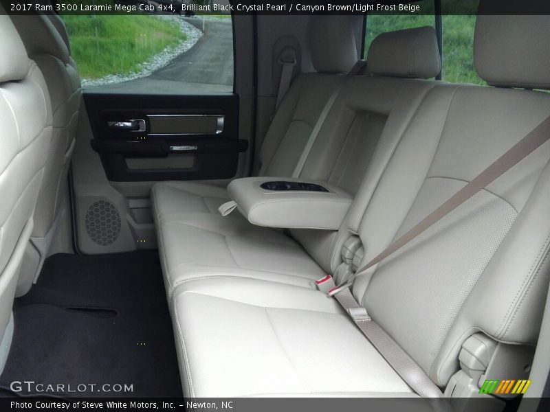 Rear Seat of 2017 3500 Laramie Mega Cab 4x4