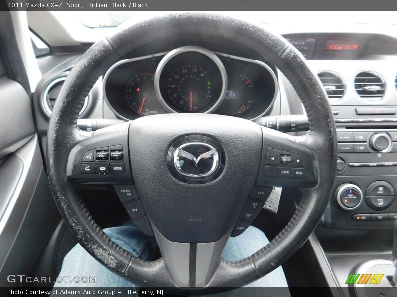 Brilliant Black / Black 2011 Mazda CX-7 i Sport