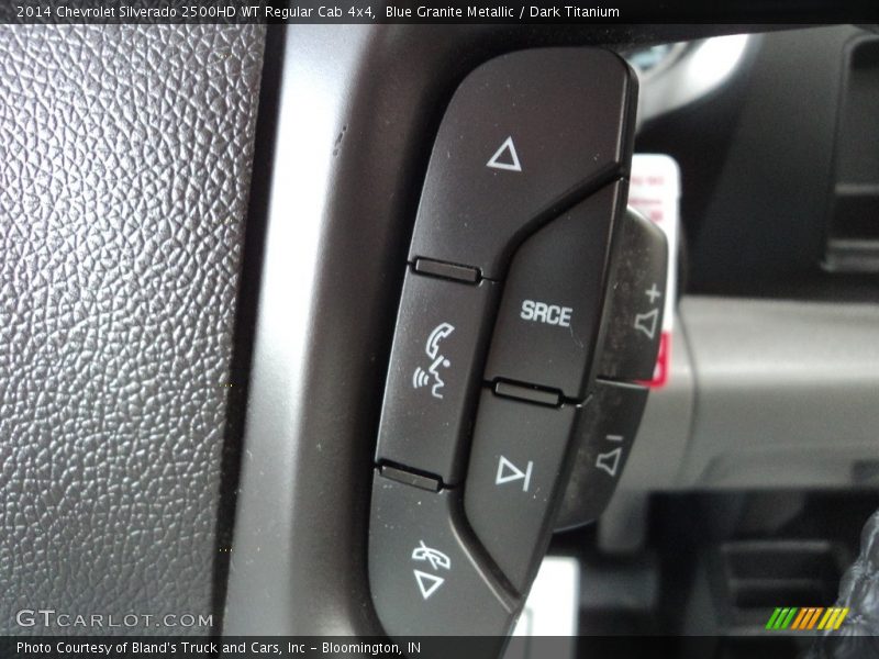 Blue Granite Metallic / Dark Titanium 2014 Chevrolet Silverado 2500HD WT Regular Cab 4x4