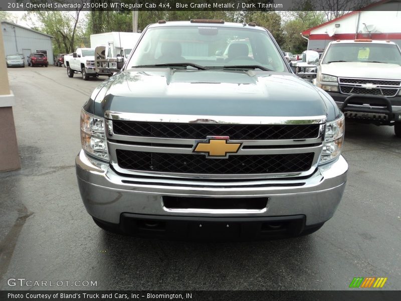 Blue Granite Metallic / Dark Titanium 2014 Chevrolet Silverado 2500HD WT Regular Cab 4x4