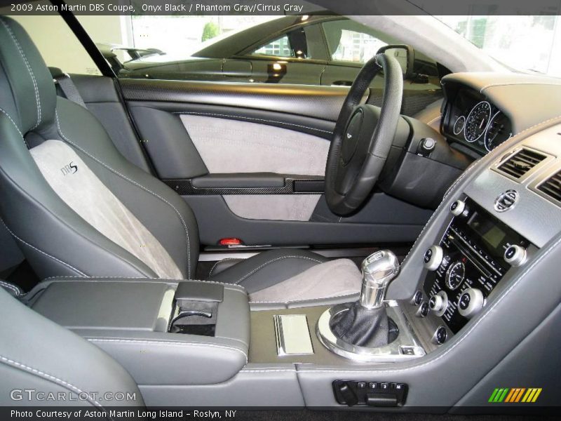 Onyx Black / Phantom Gray/Cirrus Gray 2009 Aston Martin DBS Coupe