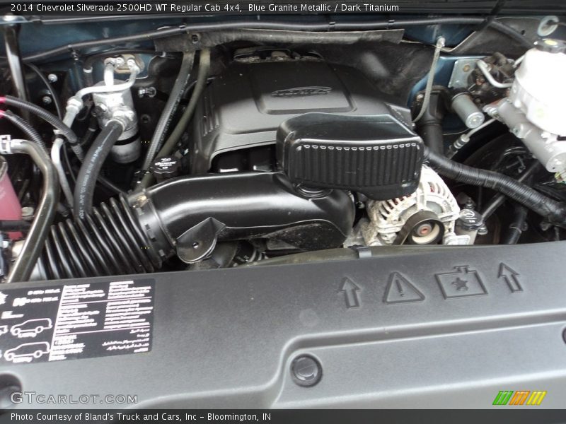 Blue Granite Metallic / Dark Titanium 2014 Chevrolet Silverado 2500HD WT Regular Cab 4x4