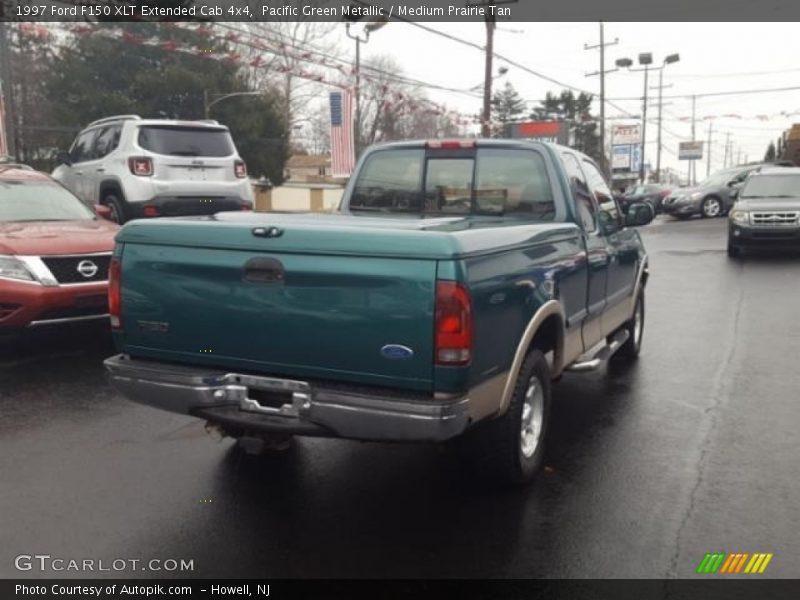 Pacific Green Metallic / Medium Prairie Tan 1997 Ford F150 XLT Extended Cab 4x4